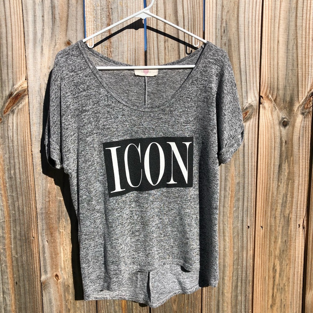Gray ICON shirt